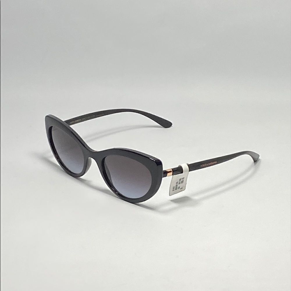 Dolce
& Gabbana Black Cat Eye Sunglasses 53mm